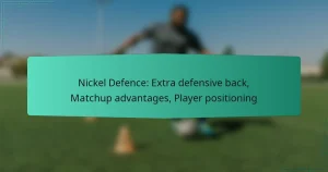 Nickel Defence: Extra defensive back, Matchup advantages, Player positioning